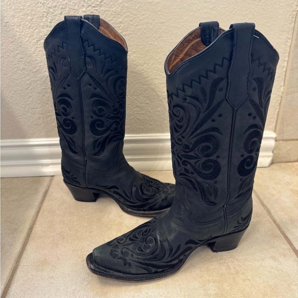 CIRCLE G WOMEN'S EMBROIDERY WESTERN BOOTS